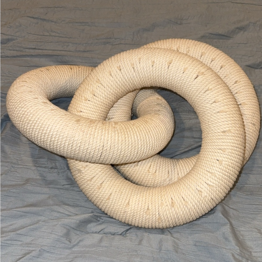 Cream Knot Rope Decor